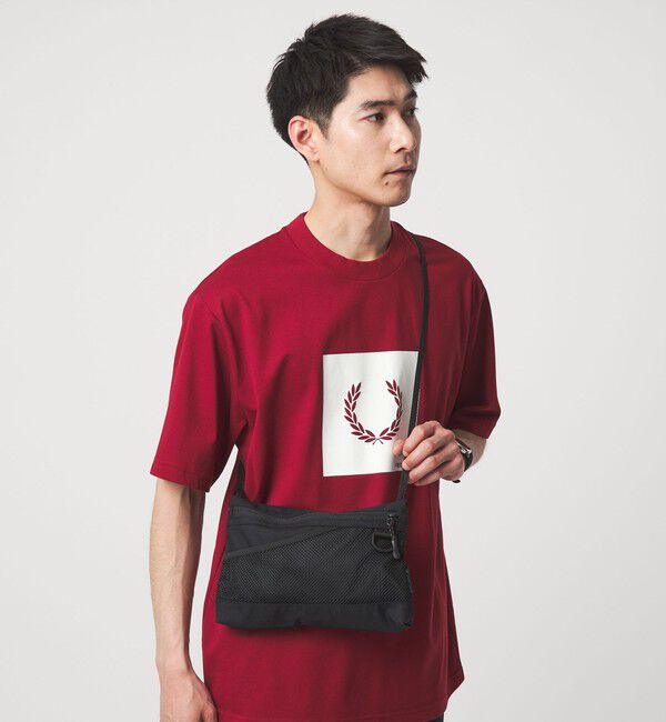 UNITED ARROWS green label relaxing「＜snow peak＞Everyday サコッシュ」|ショルダー・メッセンジャー|BLACK