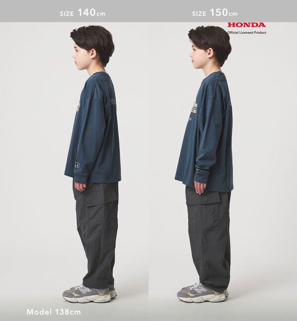 UNITED ARROWS green label relaxing「【別注】＜URBAMENT＞Honda ロングスリーブ Tシャツ / キッズ 140cm-150cm」|Tシャツ・カットソー|