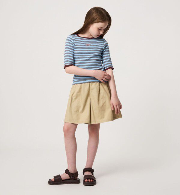UNITED ARROWS green label relaxing「【別注】＜Robert P. Miller＞5分袖 Tシャツ / キッズ  140cm-150cm」|Tシャツ・カットソー|