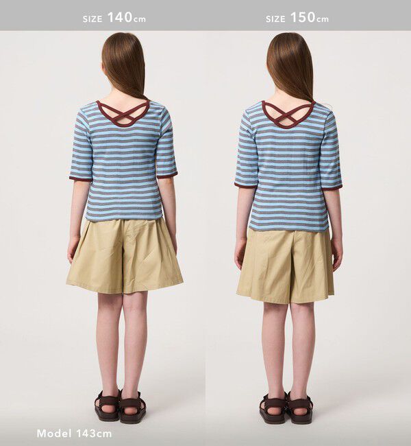 UNITED ARROWS green label relaxing「【別注】＜Robert P. Miller＞5分袖 Tシャツ / キッズ  140cm-150cm」|Tシャツ・カットソー|