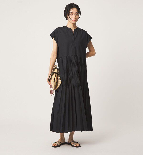 UNITED ARROWS green label relaxing「【結論シリーズ】全方位映えプリーツワンピ［size SHORT/TALLあり］」|ワンピース|