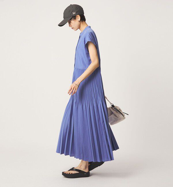 UNITED ARROWS green label relaxing「【結論シリーズ】全方位映えプリーツワンピ［size SHORT/TALLあり］」|ワンピース|