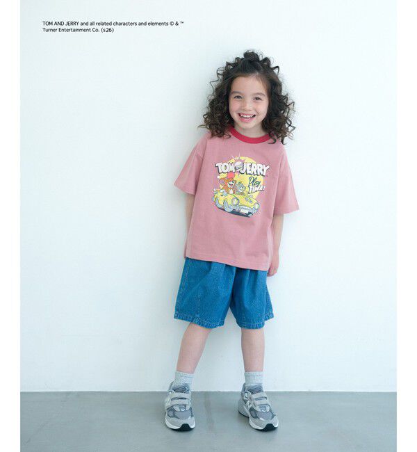 UNITED ARROWS green label relaxing「【別注】＜URBAMENT＞TOM and JERRY リンガーTシャツ / キッズ 100cmー130cm」|Tシャツ・カットソー|