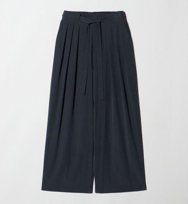 BEAUTY&YOUTH UNITED ARROWS「セルロースブレンド  ベルトループ ワイドパンツ ウォッシャブル」|その他|DK.GRAY