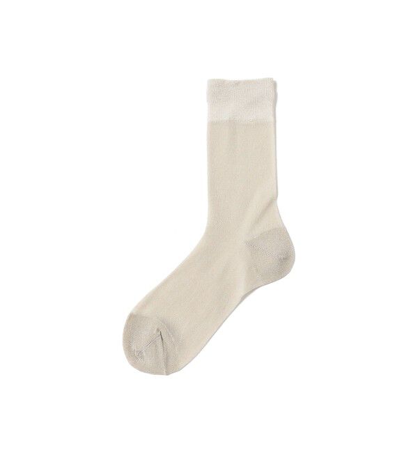 Demi-Luxe BEAMS 「フィネッサ ミドルソックス」|その他|BEIGE