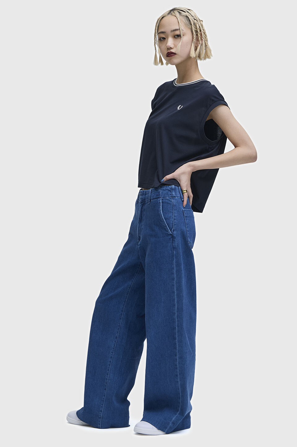 FRED PERRY 「Sheer Tipped Pique T-Shirt」|Tシャツ・カットソー|