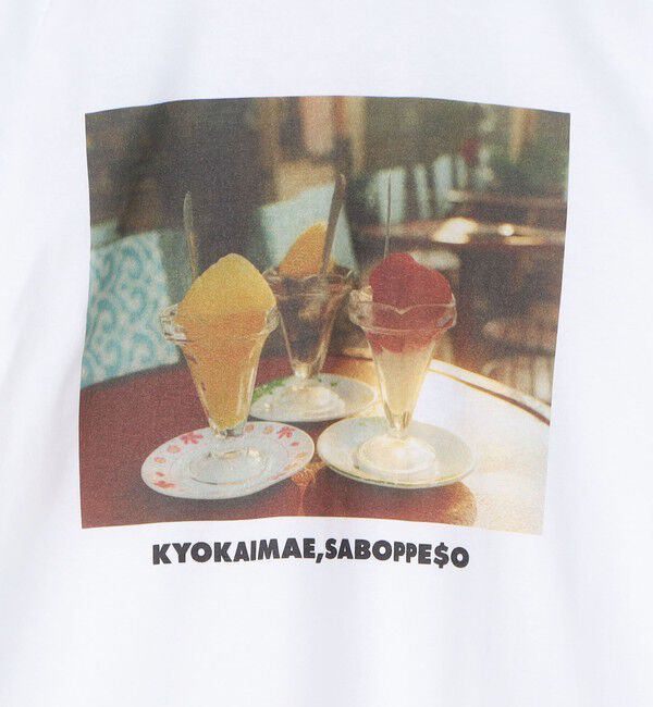 TOMORROWLAND BUYING WEAR「TANG TANG KYOKAIMAE，SABOPPESO PHOTO Tシャツ」|Tシャツ・カットソー|