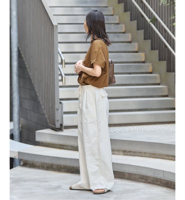 JOURNAL STANDARD「《予約》ピグメントロゴサークルヘム プルオーバー」|Tシャツ・カットソー|