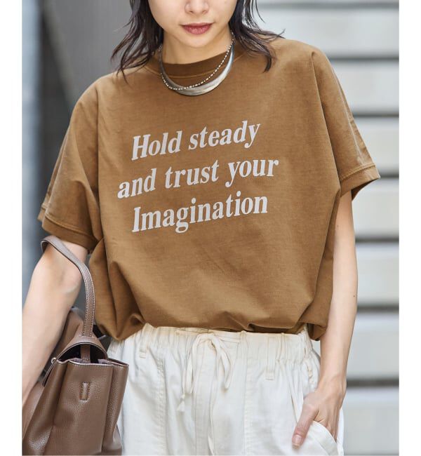 JOURNAL STANDARD「《予約》ピグメントロゴサークルヘム プルオーバー」|Tシャツ・カットソー|