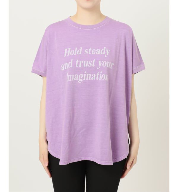 JOURNAL STANDARD「《予約》ピグメントロゴサークルヘム プルオーバー」|Tシャツ・カットソー|