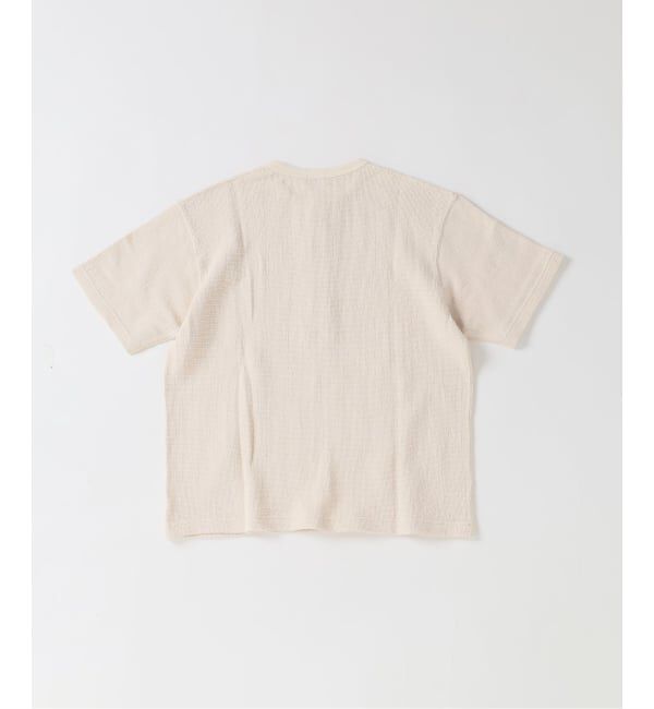 J.S.Homestead「J.S.Homestead / レノ メッシュ ファブリック ヘンリー ネック Tシャツ」|Tシャツ・カットソー|