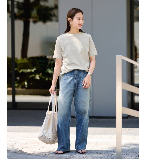 FRAMeWORK「≪追加≫ATON/エイトン FRESCA SINGLE JERSEY STANDARD Tシャツ」|Tシャツ・カットソー|