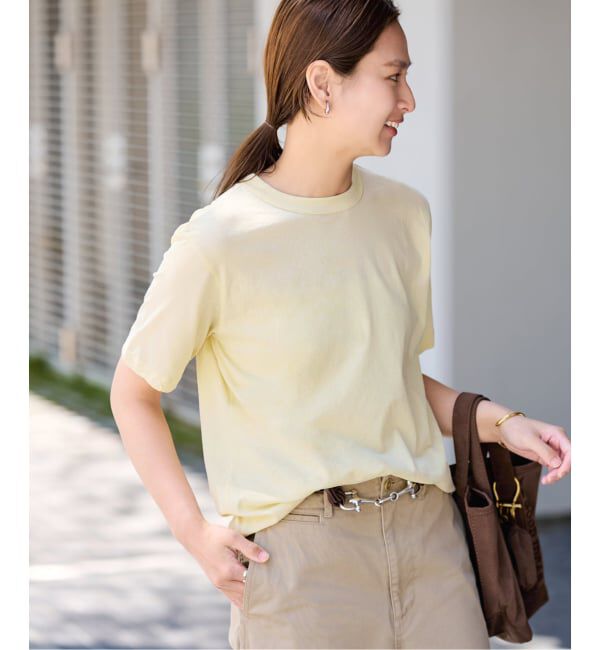FRAMeWORK「≪追加≫ATON/エイトン FRESCA SINGLE JERSEY STANDARD Tシャツ」|Tシャツ・カットソー|