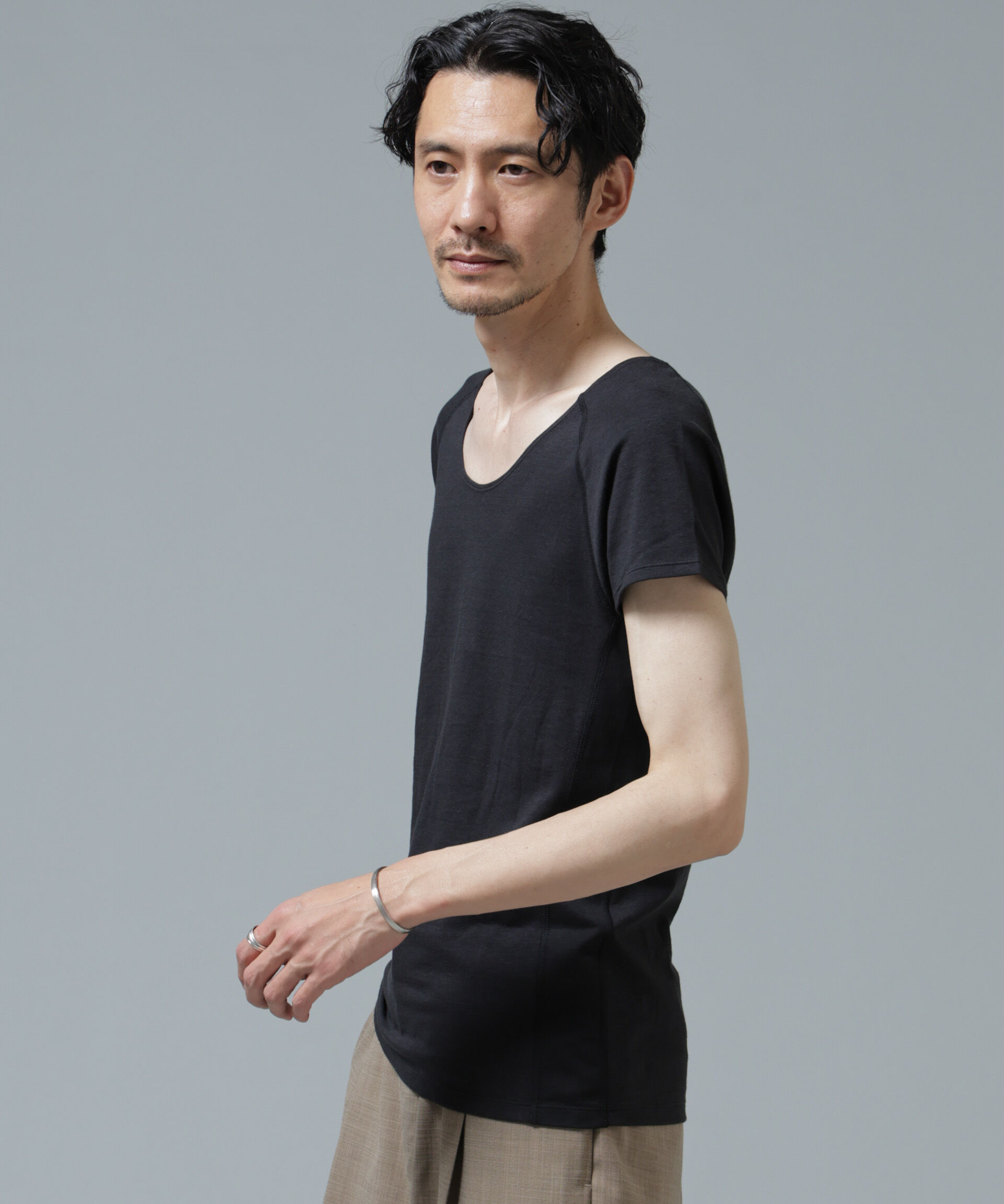 nano･universe「Anti Soaked(R) Plus インナーTシャツ」|Tシャツ・カットソー|