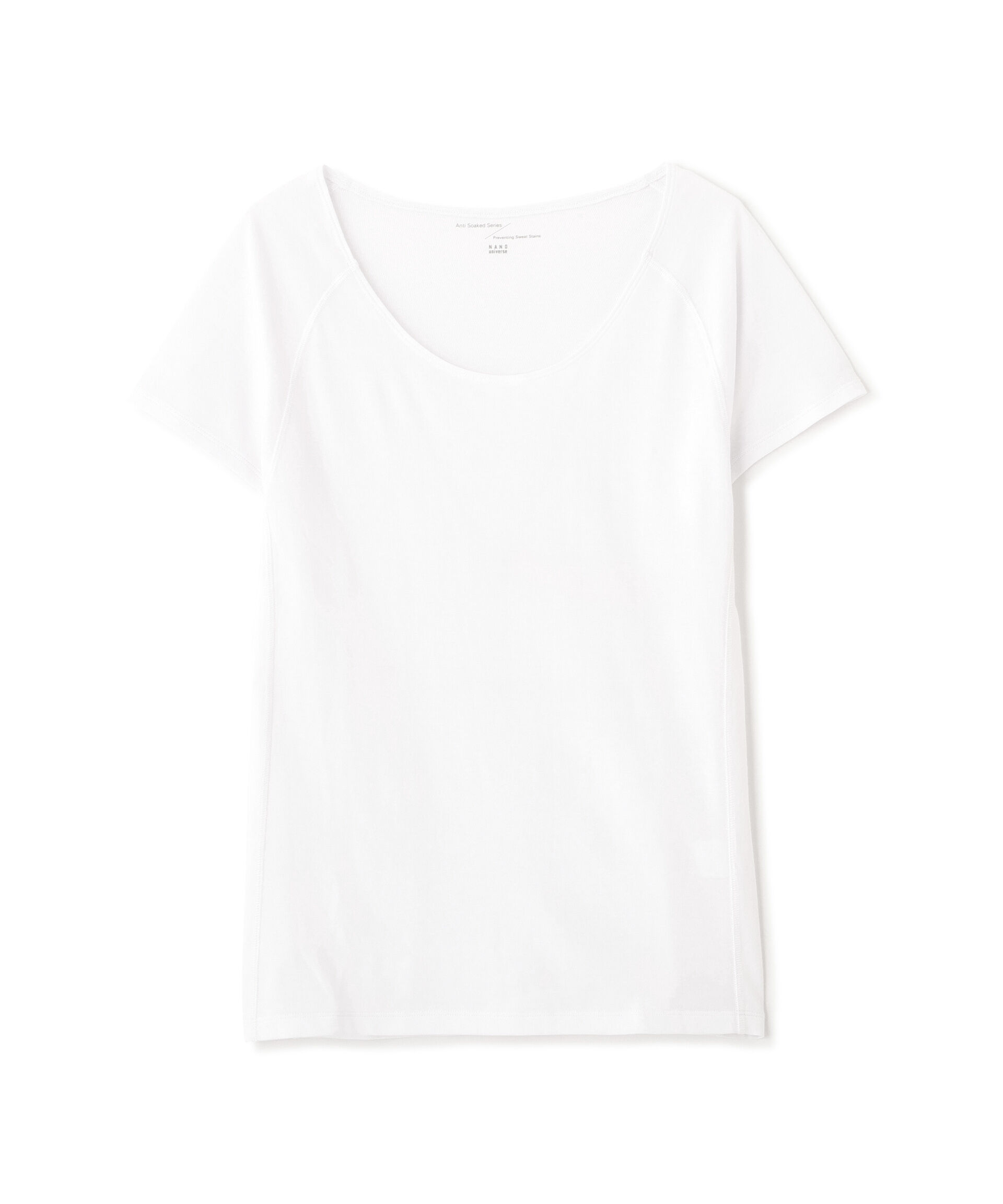 nano･universe「Anti Soaked(R) Plus インナーTシャツ」|Tシャツ・カットソー|ホワイト