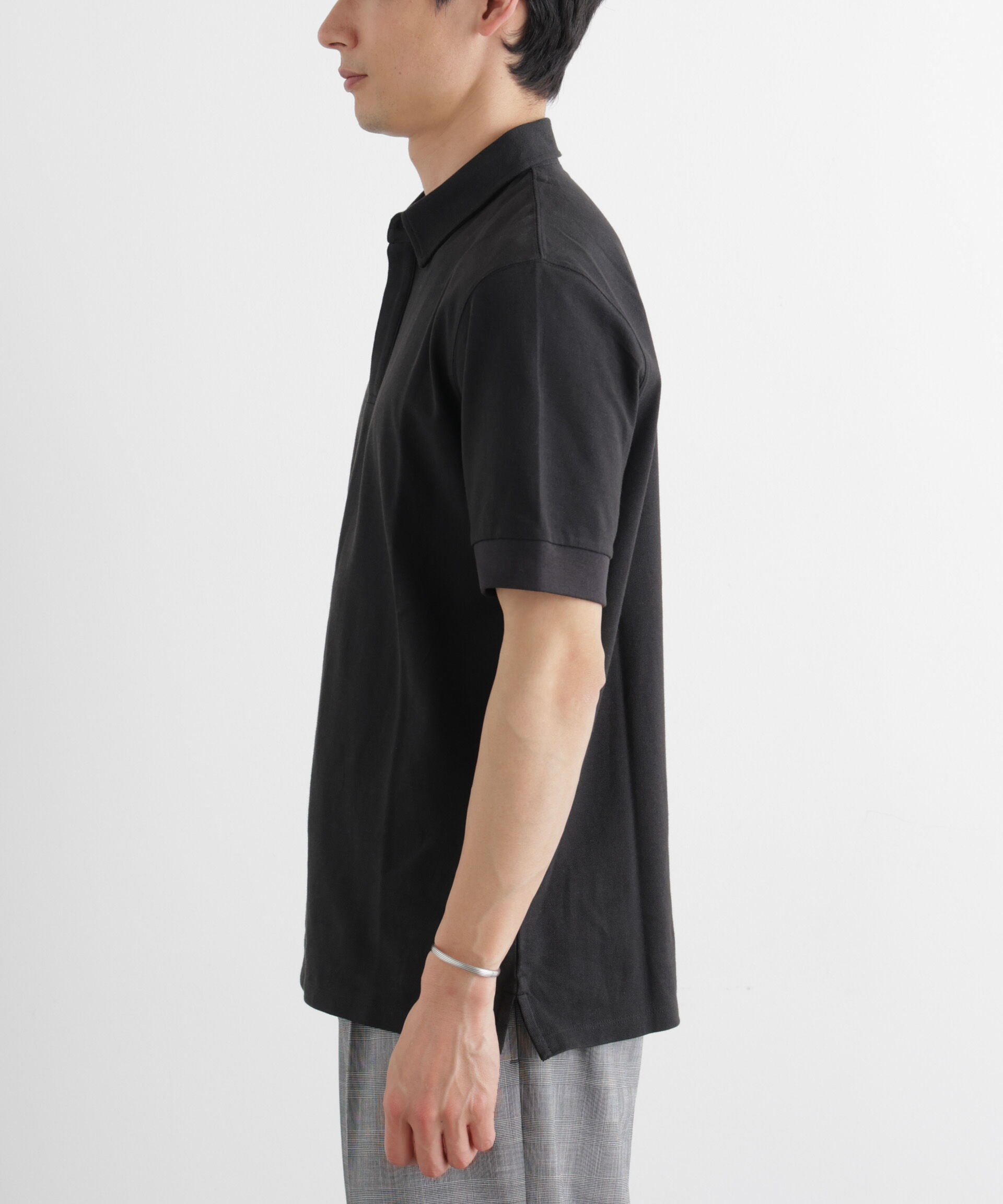 nano･universe「Anti Soaked(R) 汗染み防止 比翼ポロシャツ」|Tシャツ・カットソー|