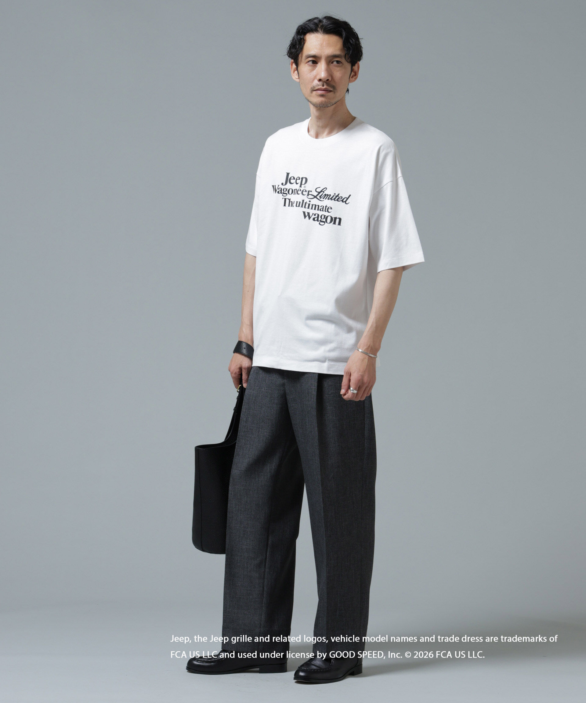 nano･universe「GOOD ROCK SPEED&times;Anti Soaked(R) 汗染み防止 ジープ Tシャツ」|Tシャツ・カットソー|