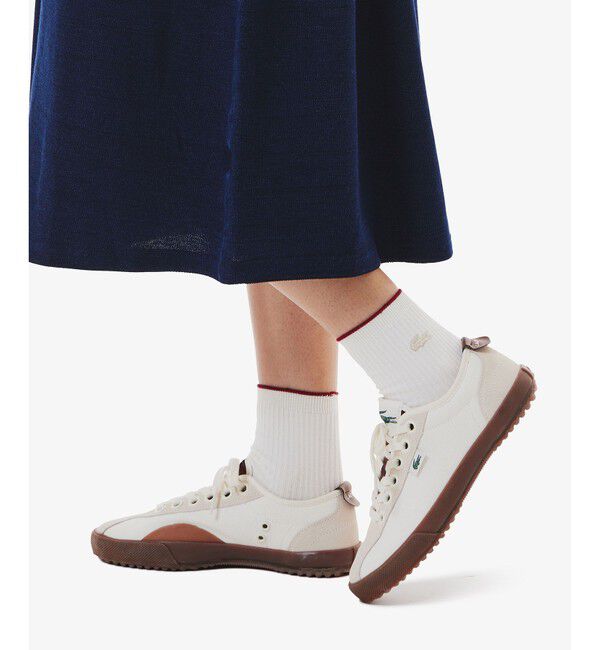 LACOSTE「レーヨン＆シルク混ショートソックス」|ソックス|