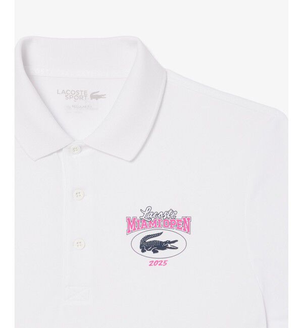 LACOSTE「2025マイアミオープンドライポロシャツ」|ポロシャツ|