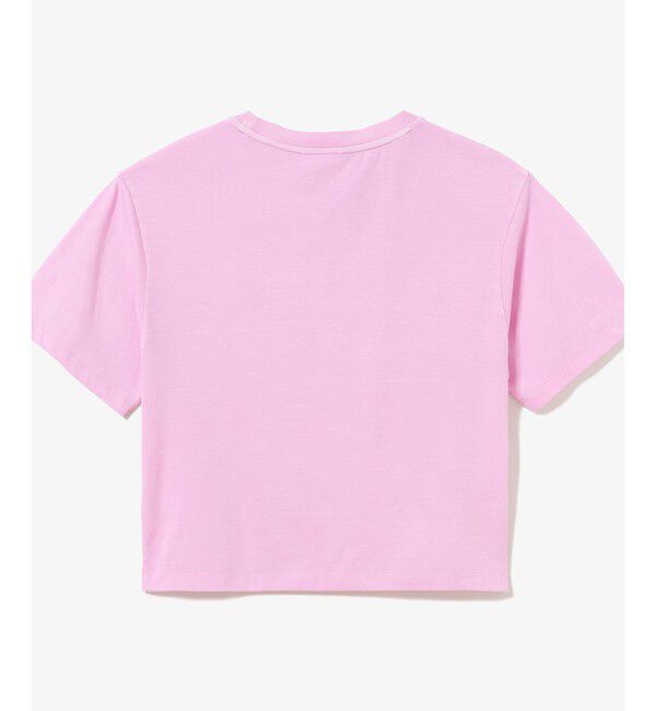 LACOSTE「クロップド丈 ピグメントダイTシャツ」|Tシャツ・カットソー|