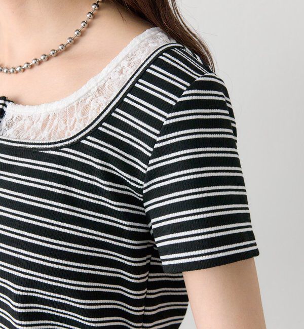  「スクエアネックヘンリーTシャツ」|Tシャツ・カットソー|