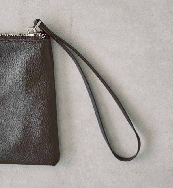  「【ポーチ付き】レザープレーンBAG」|トートバッグ|