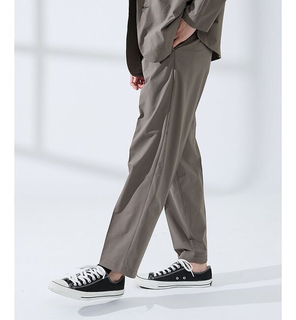 ABAHOUSE「【セットアップ対応】360&deg;ストレッチ リップストップ リラックス スラックス」|スラックス|