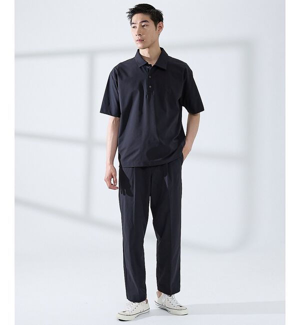 ABAHOUSE「【セットアップ対応】360&deg;ストレッチ リップストップ リラックス スラックス」|スラックス|