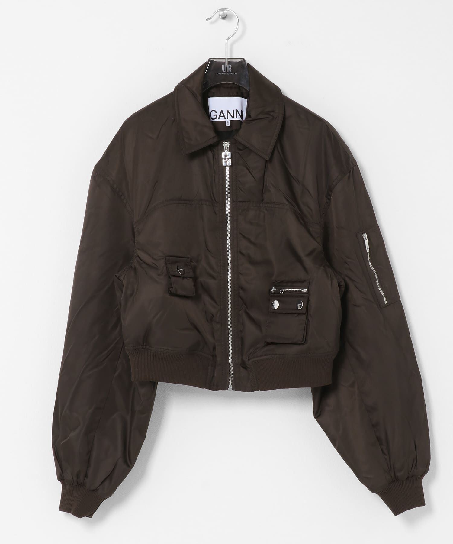 URBAN RESEARCH「GANNI　DUCHESSE NYLON BOMBER JACKET」|ダウン|