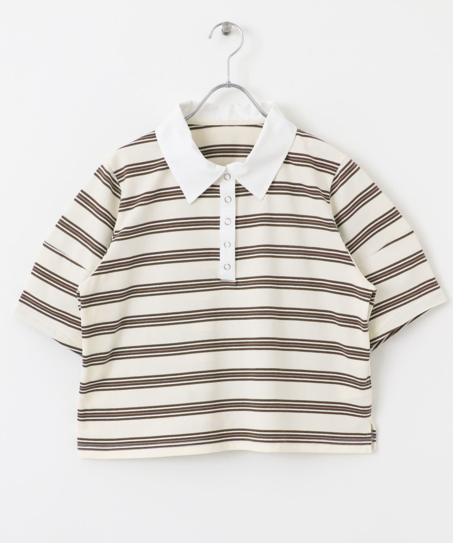 SENSE OF PLACE by URBAN RESEARCH「マルチボーダーカットポロシャツ」|ポロシャツ|