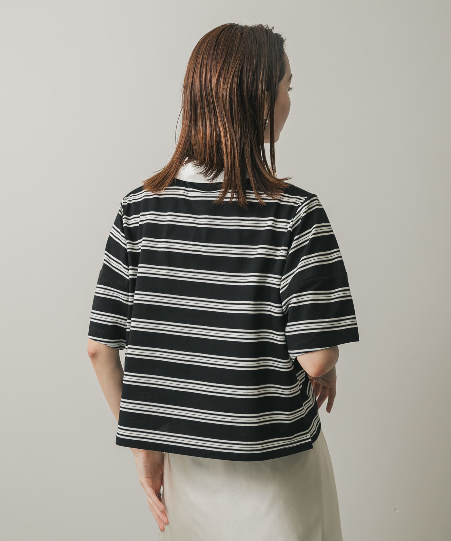 SENSE OF PLACE by URBAN RESEARCH「マルチボーダーカットポロシャツ」|ポロシャツ|
