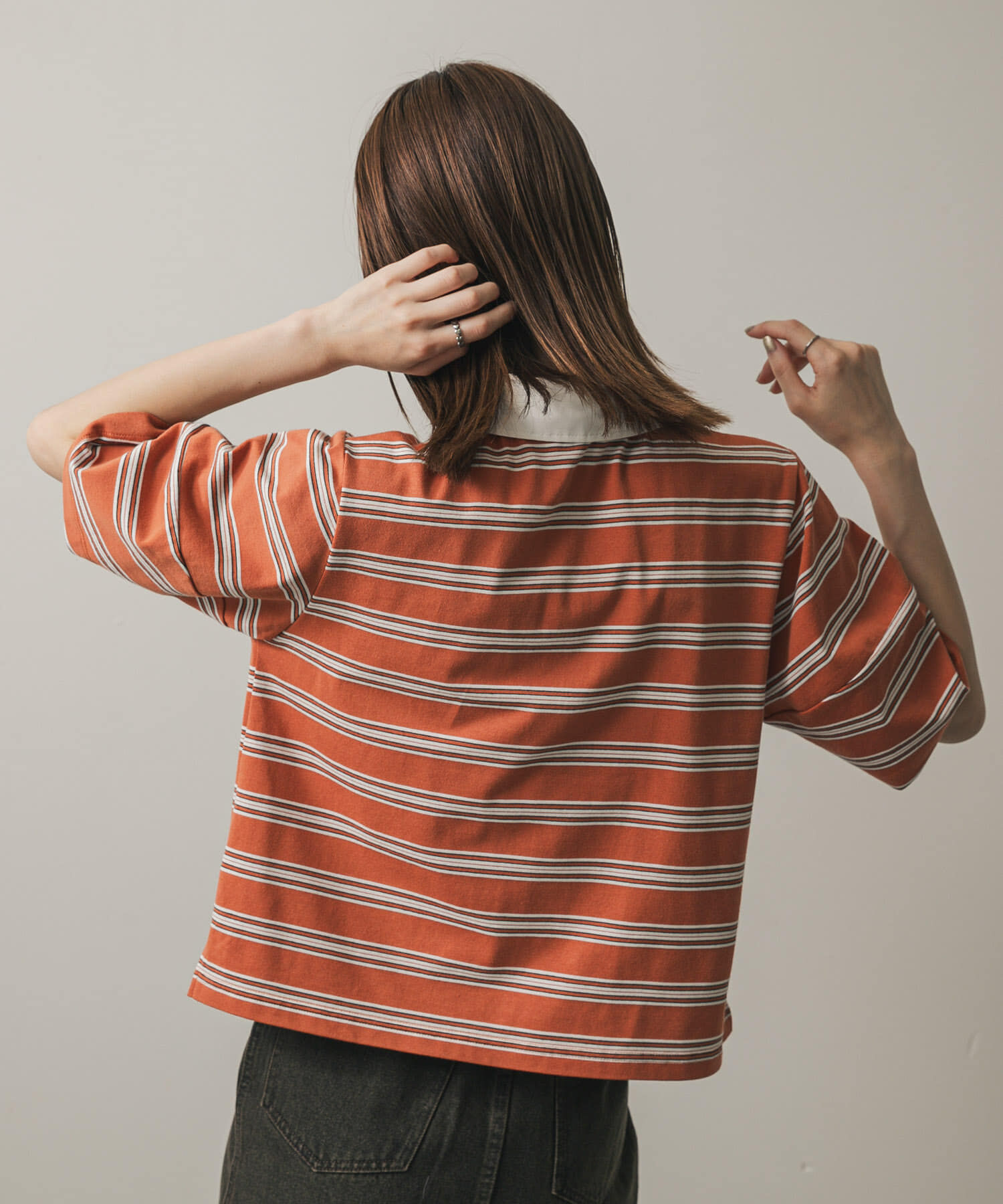 SENSE OF PLACE by URBAN RESEARCH「マルチボーダーカットポロシャツ」|ポロシャツ|