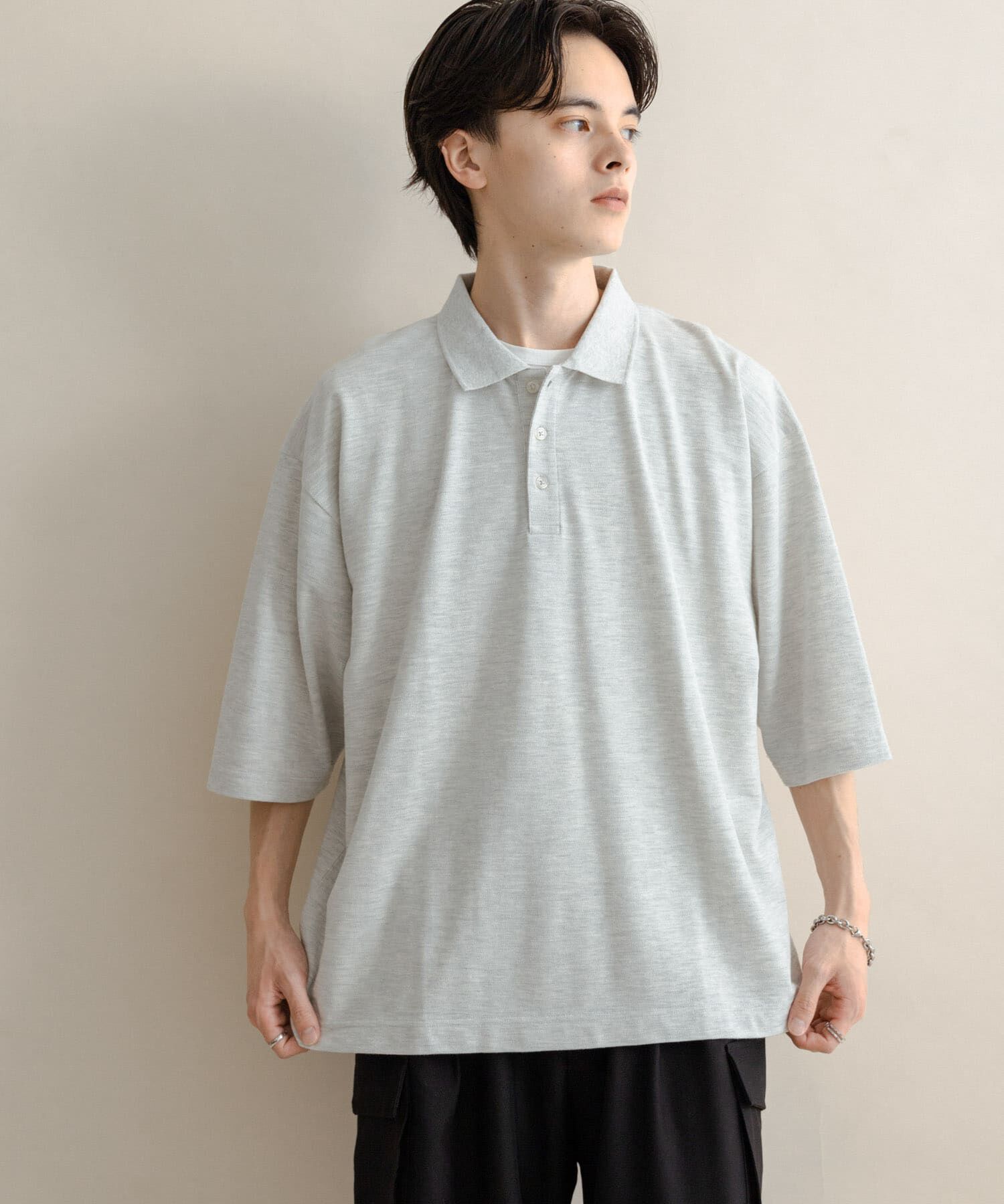 SENSE OF PLACE by URBAN RESEARCH「スラブカノコエクストラルーズポロシャツ」|ポロシャツ|