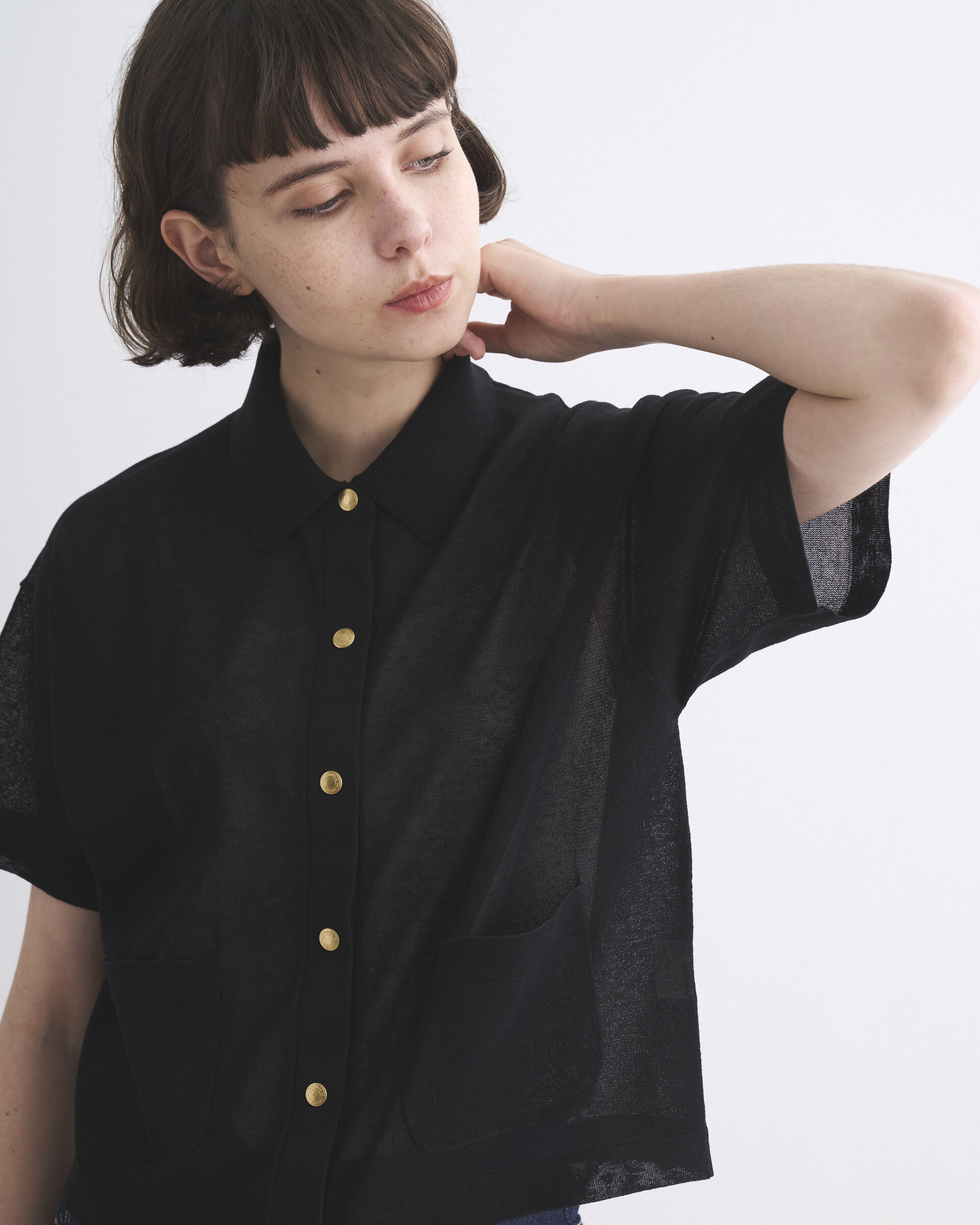 Traditional Weatherwear「ROMILLY S/S SHEER」|ニット・セーター|