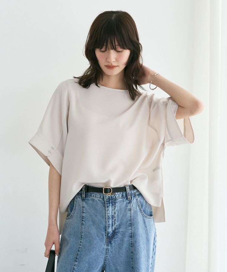 YECCA VECCA「ドルマンブラウス」|シャツ・ブラウス|Light beige