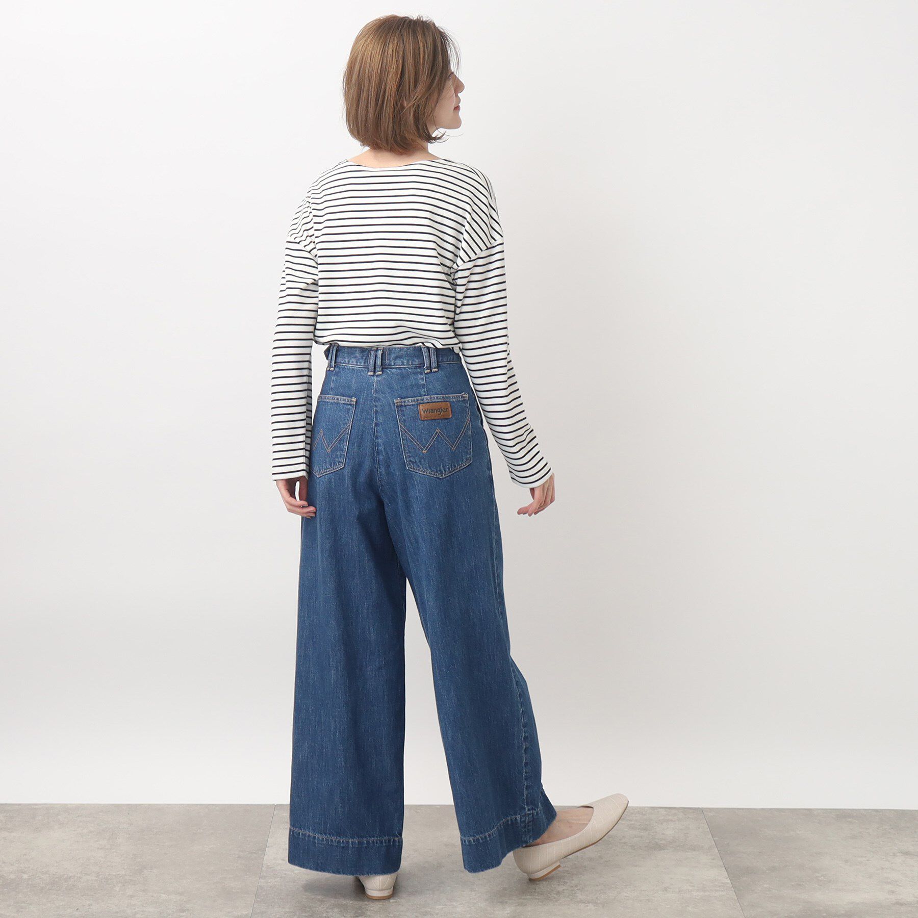 grove「【別注】Wrangler バギーパンツ」|デニム|