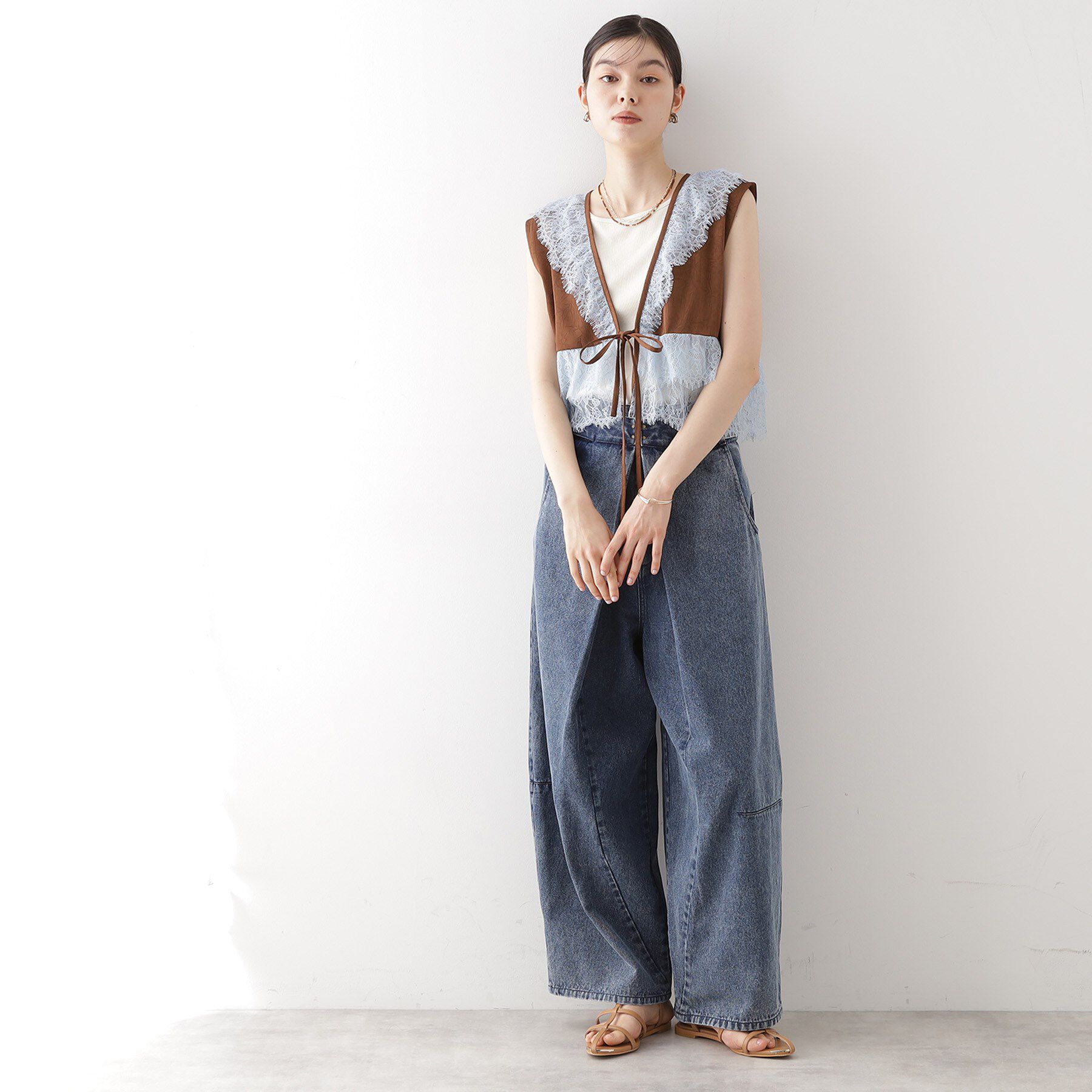 THE SHOP TK「バレル風タックパンツ【洗濯機OK】」|その他|