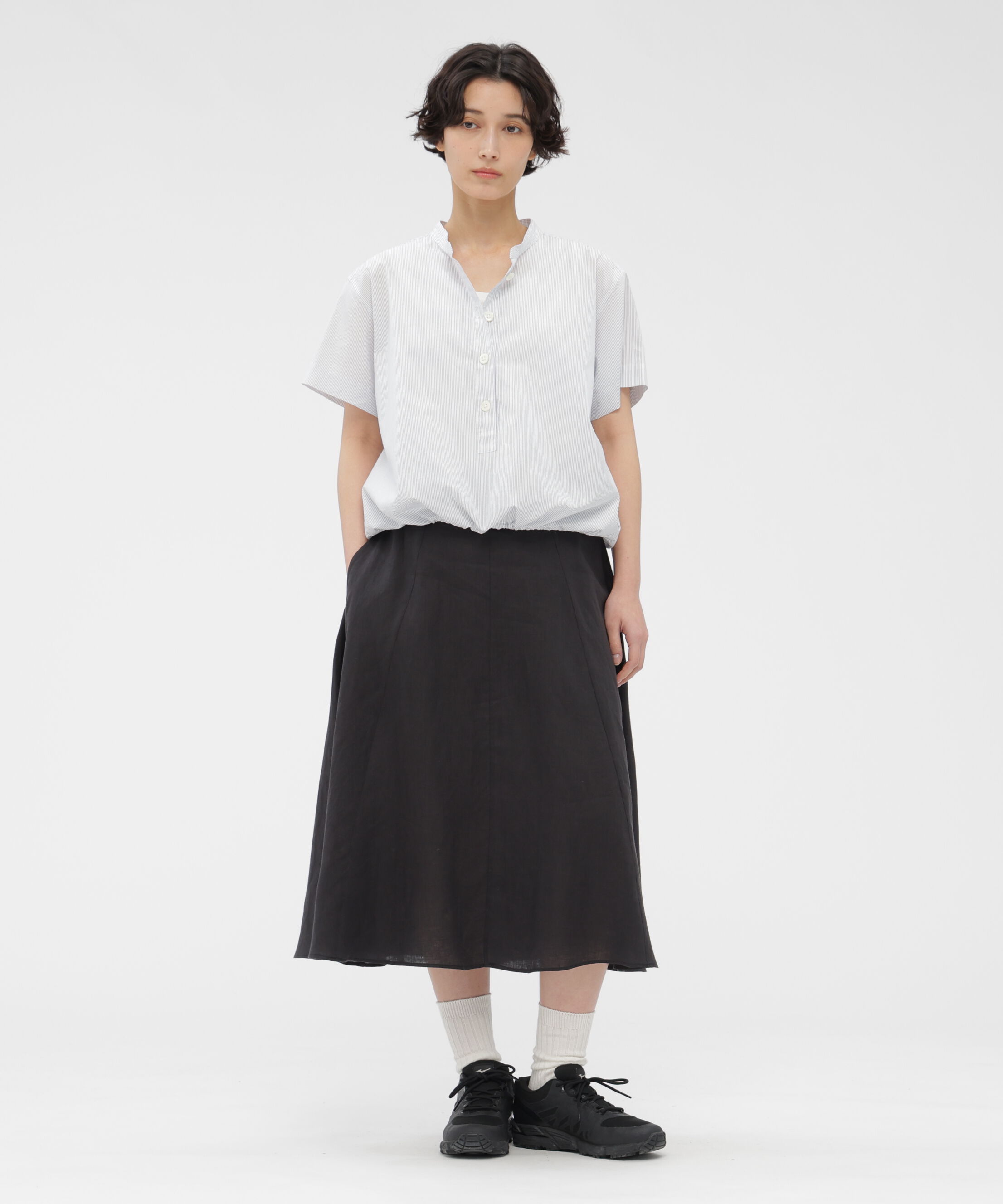 「YARN DYED COTTON POPLIN SHIRT」|シャツ・ブラウス|