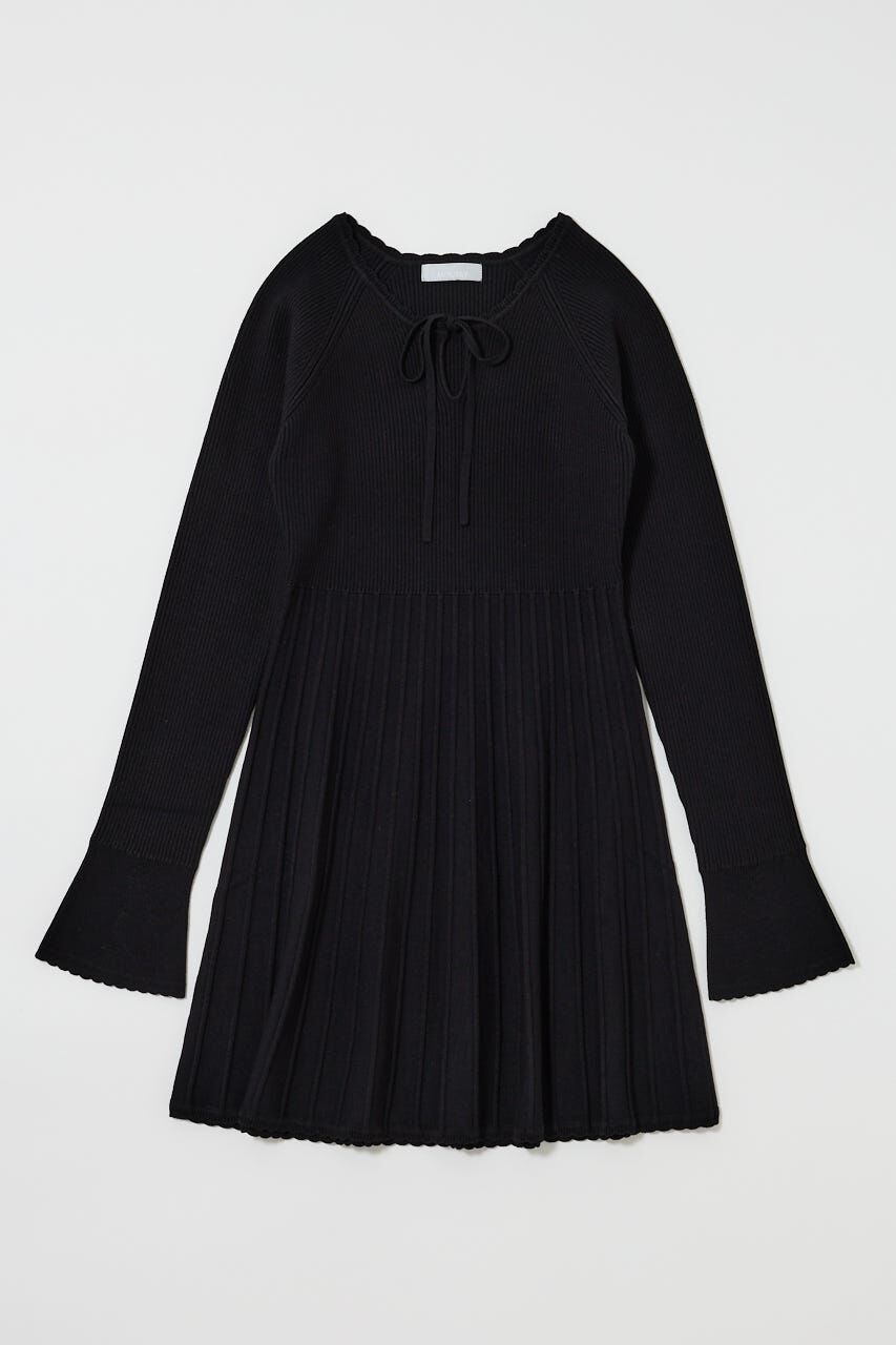 MOUSSY「PICO RIBBON MINI ドレス」|ワンピース|