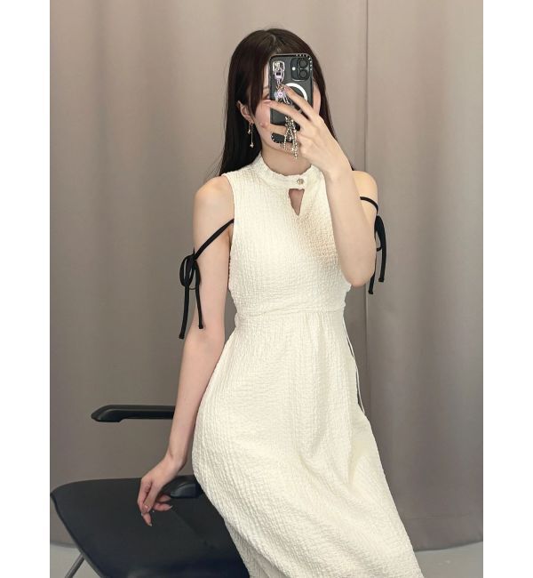 MERCURYDUO「バックオープンカットワンピース」|ワンピース|