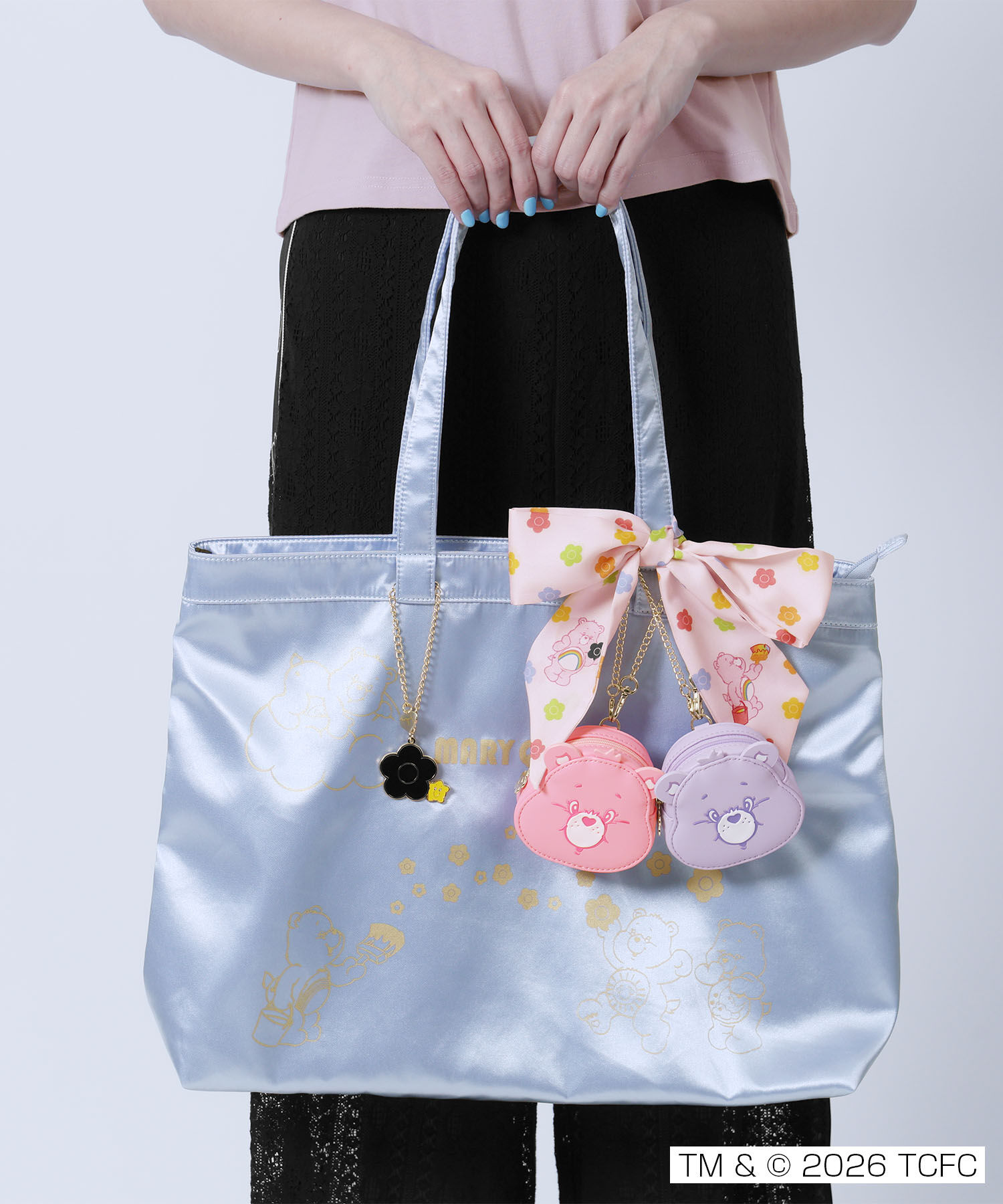 MARY QUANT「Care Bears(TM) フェイス ダイカットポーチ」|ポーチ|