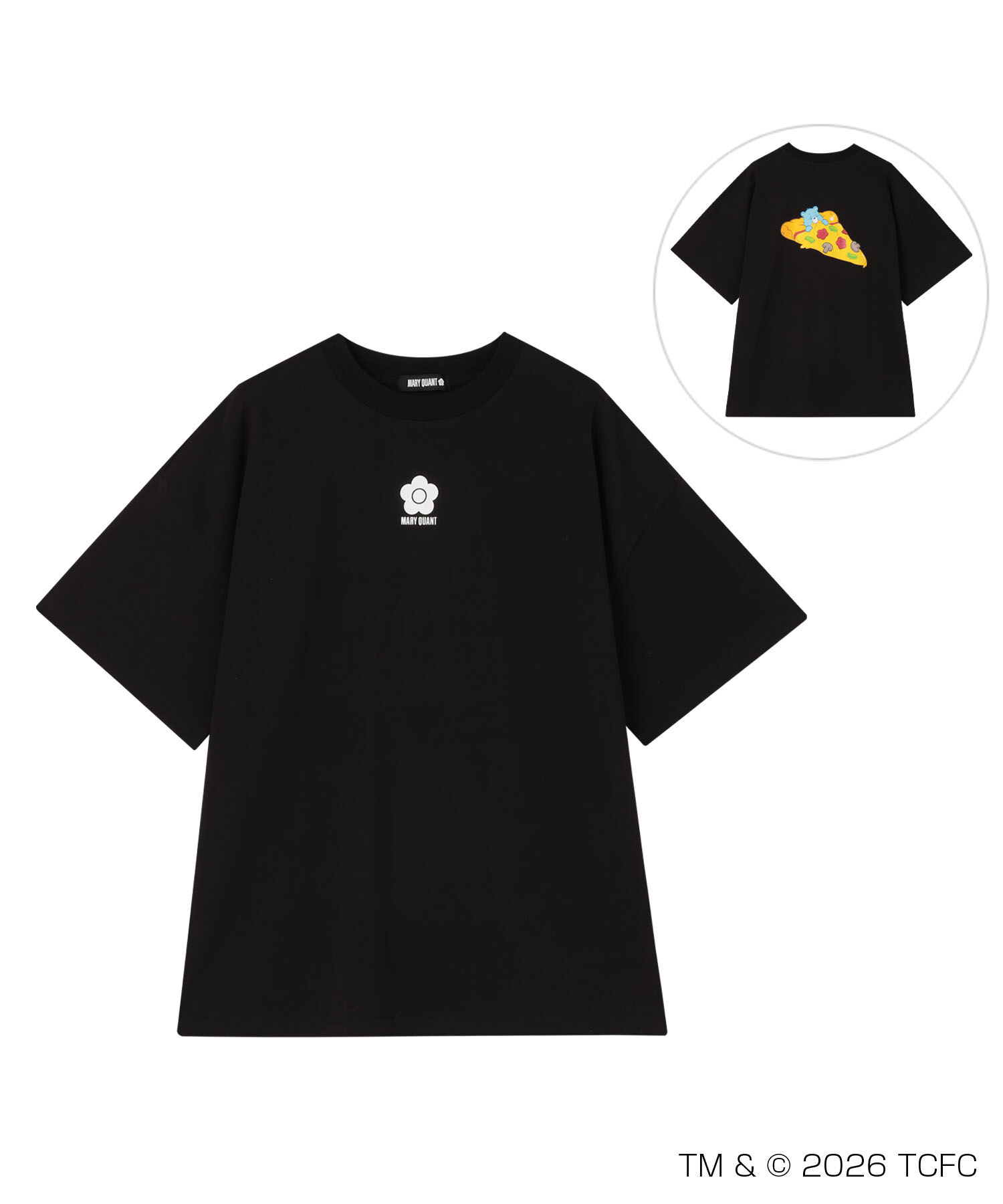 MARY QUANT「Care Bears(TM) ピザビッグ Tシャツ」|Tシャツ・カットソー|