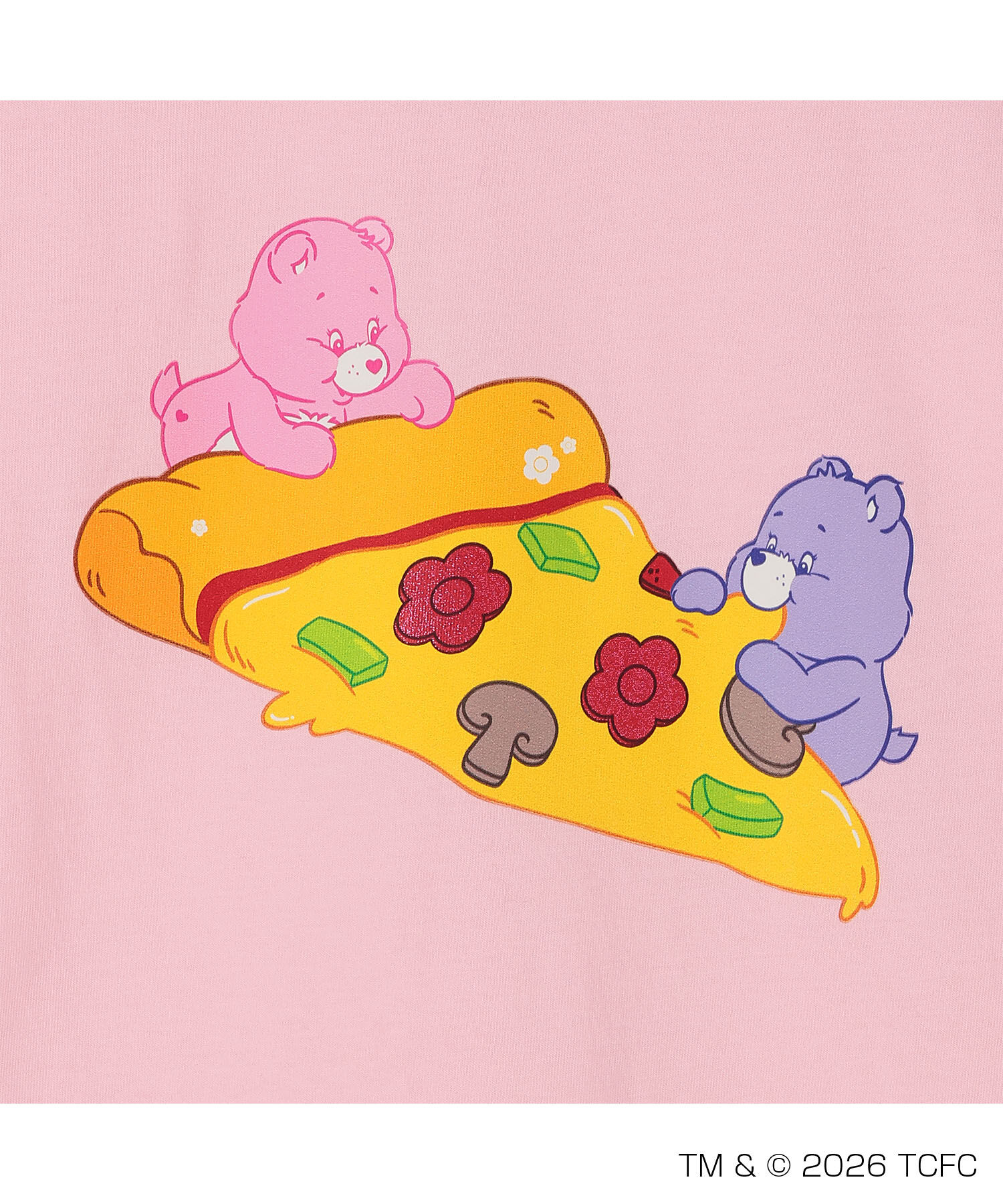 MARY QUANT「Care Bears(TM) ピザビッグ Tシャツ」|Tシャツ・カットソー|