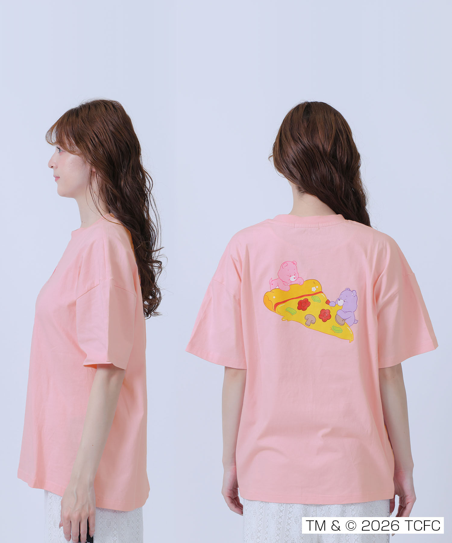 MARY QUANT「Care Bears(TM) ピザビッグ Tシャツ」|Tシャツ・カットソー|