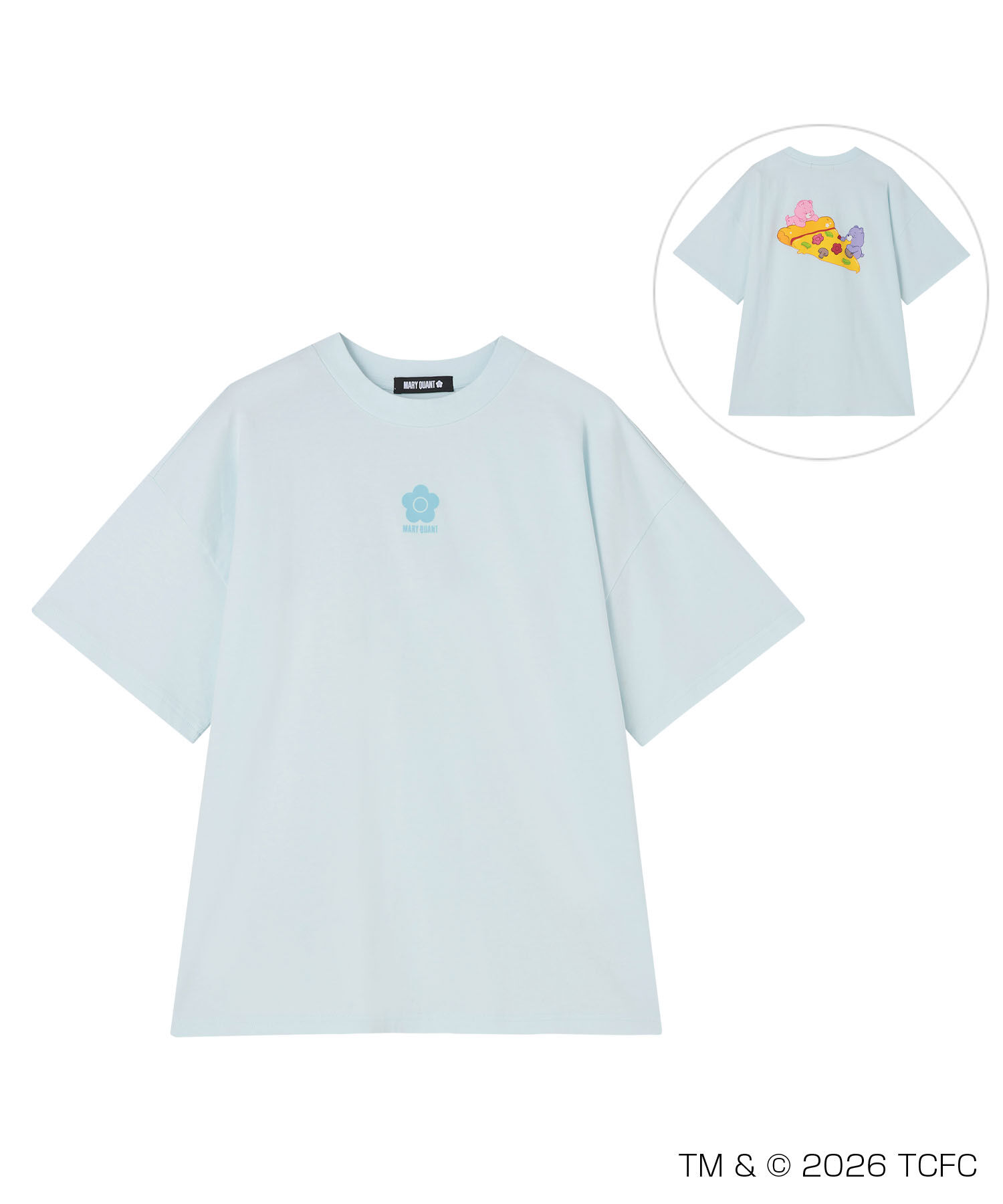 MARY QUANT「Care Bears(TM) ピザビッグ Tシャツ」|Tシャツ・カットソー|