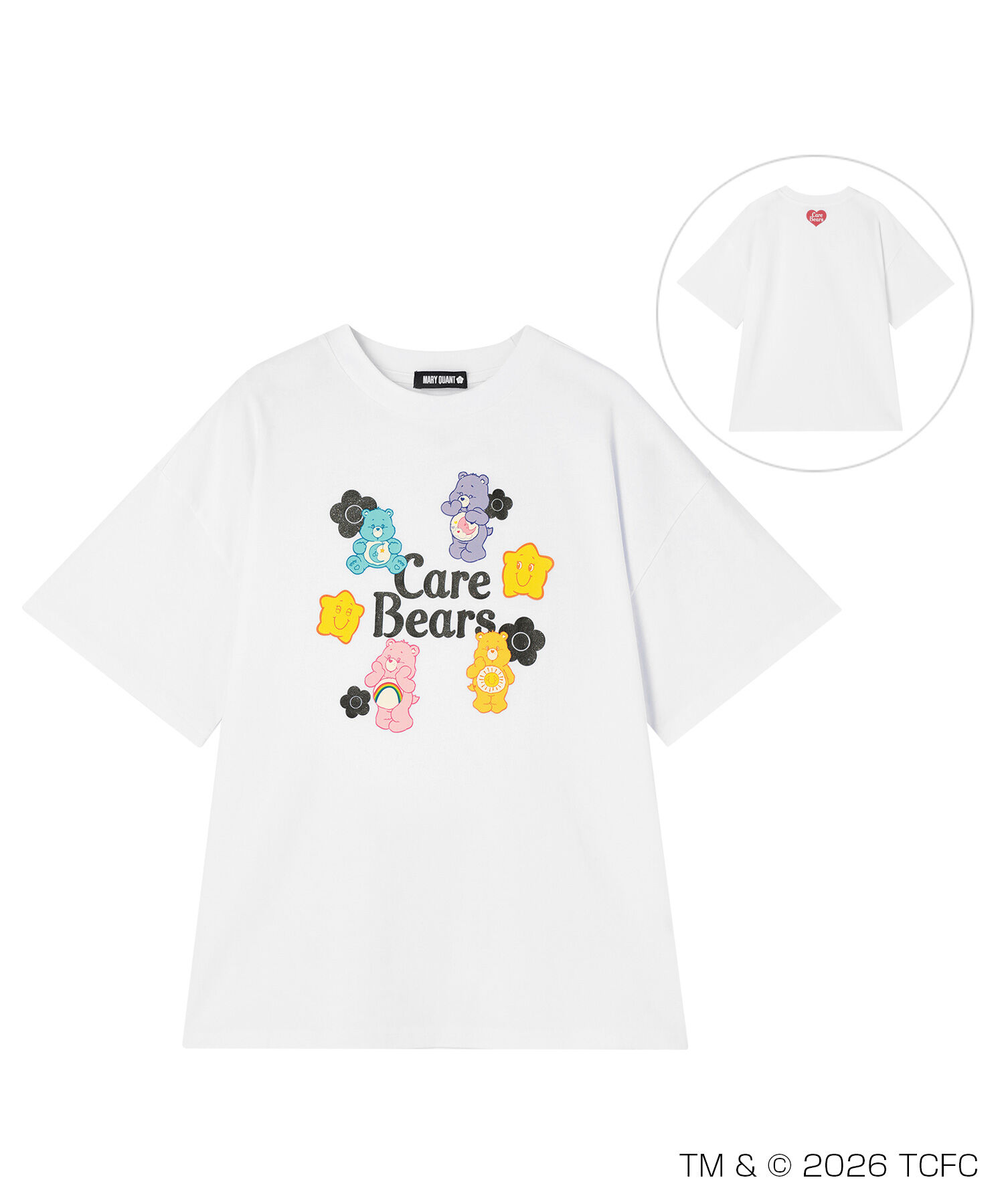 MARY QUANT「Care Bears(TM) ロゴビッグ Tシャツ」|Tシャツ・カットソー|