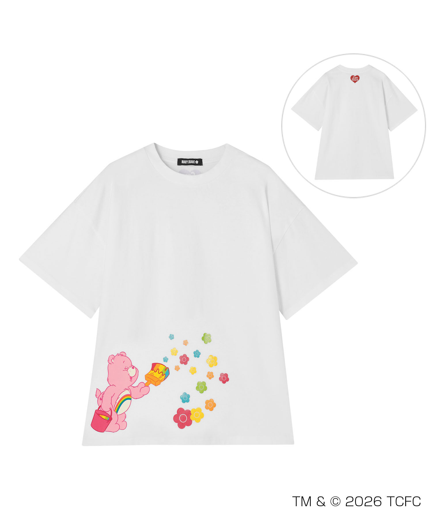 MARY QUANT「Care Bears(TM) ペイントビッグ Tシャツ」|Tシャツ・カットソー|
