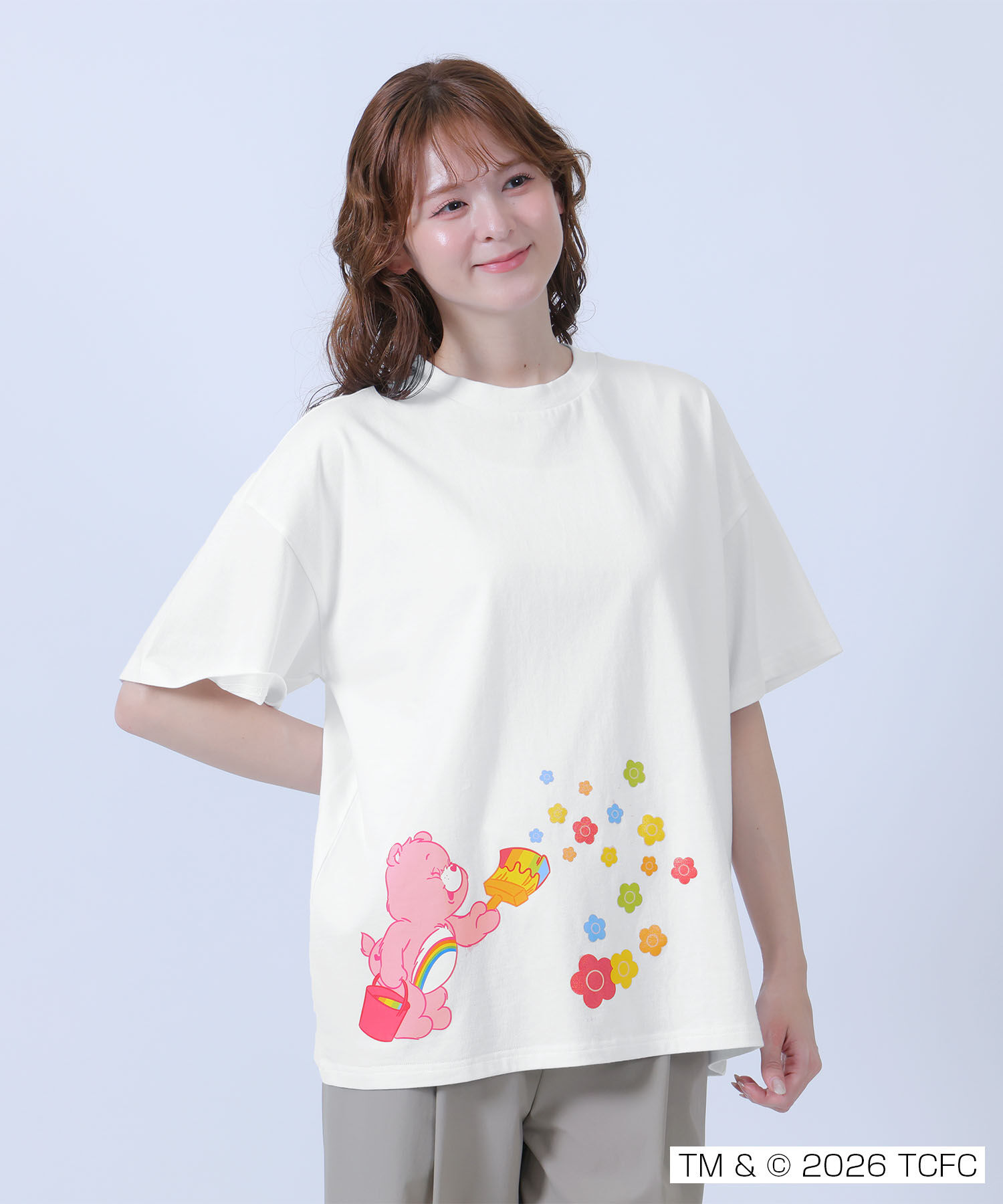 MARY QUANT「Care Bears(TM) ペイントビッグ Tシャツ」|Tシャツ・カットソー|