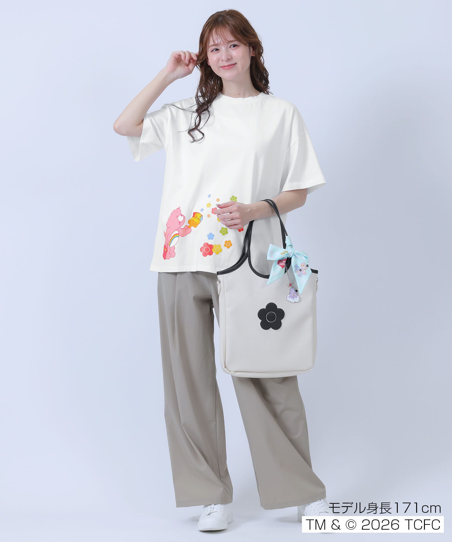 MARY QUANT「Care Bears(TM) ペイントビッグ Tシャツ」|Tシャツ・カットソー|