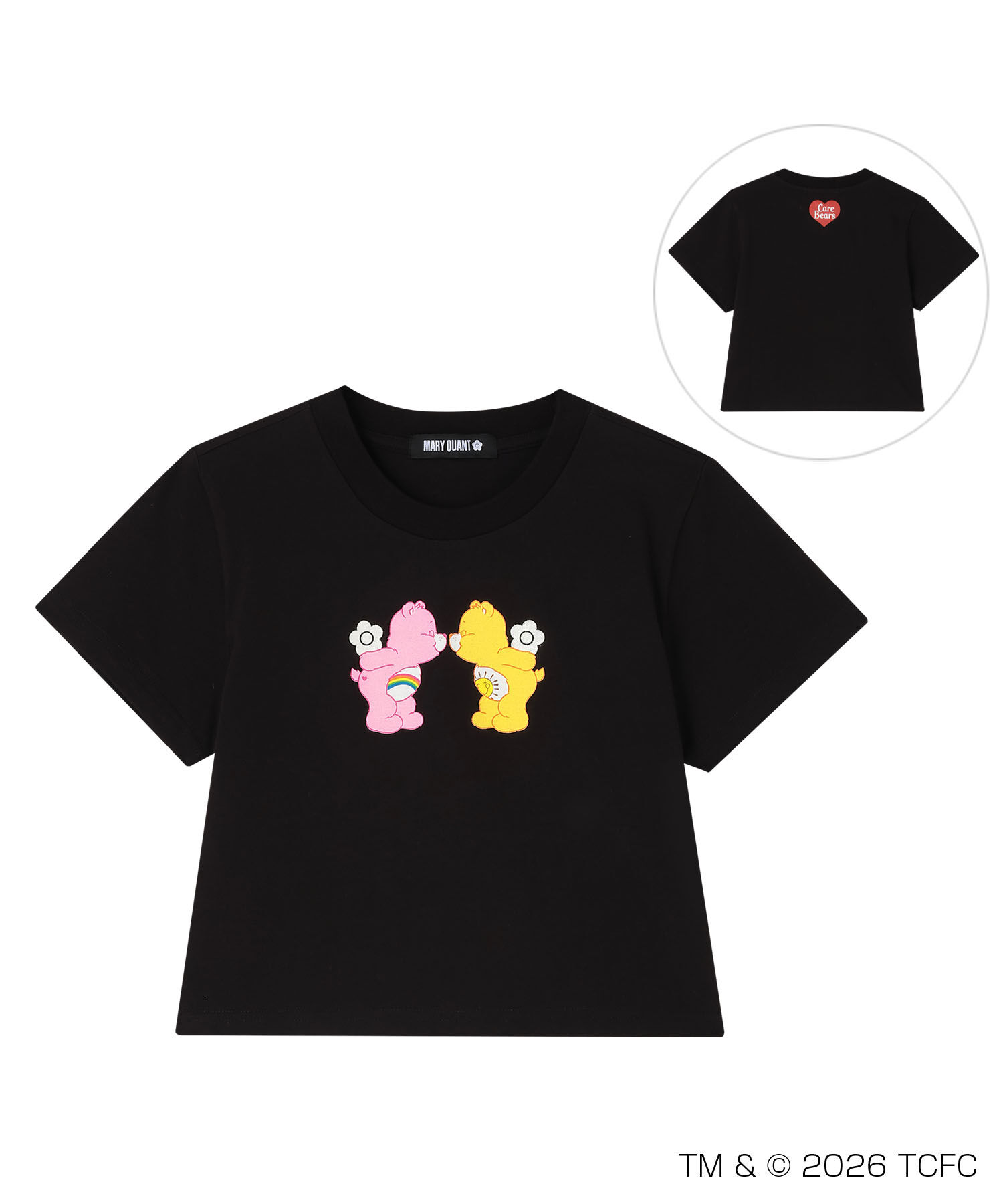 MARY QUANT「Care Bears(TM) クロップド Tシャツ」|Tシャツ・カットソー|